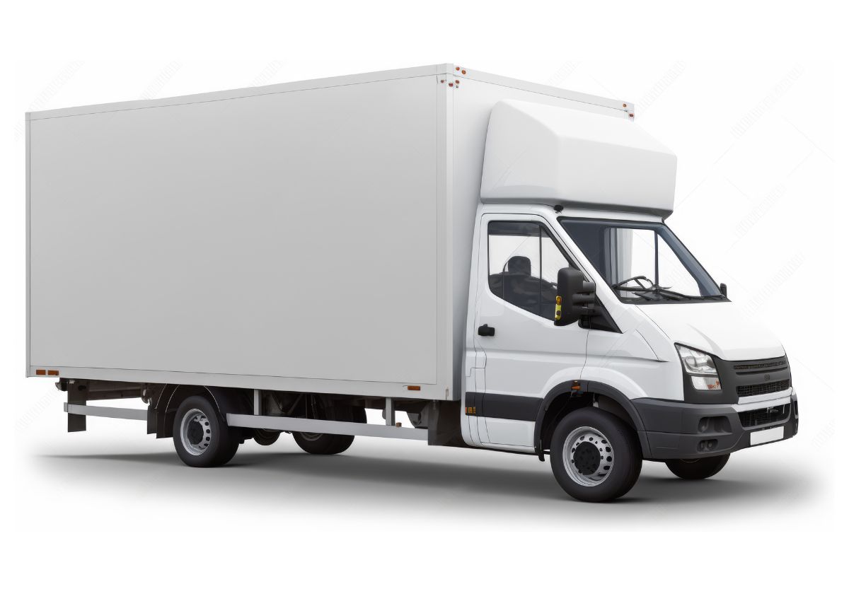 Luton van white